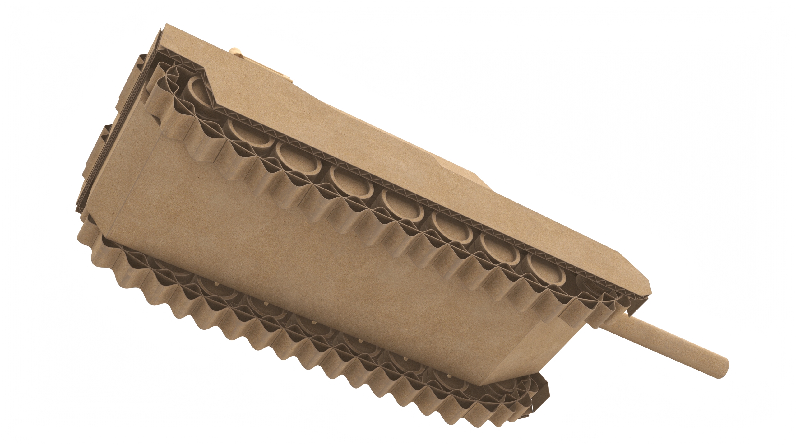 Cardboard Tank Replica 3D