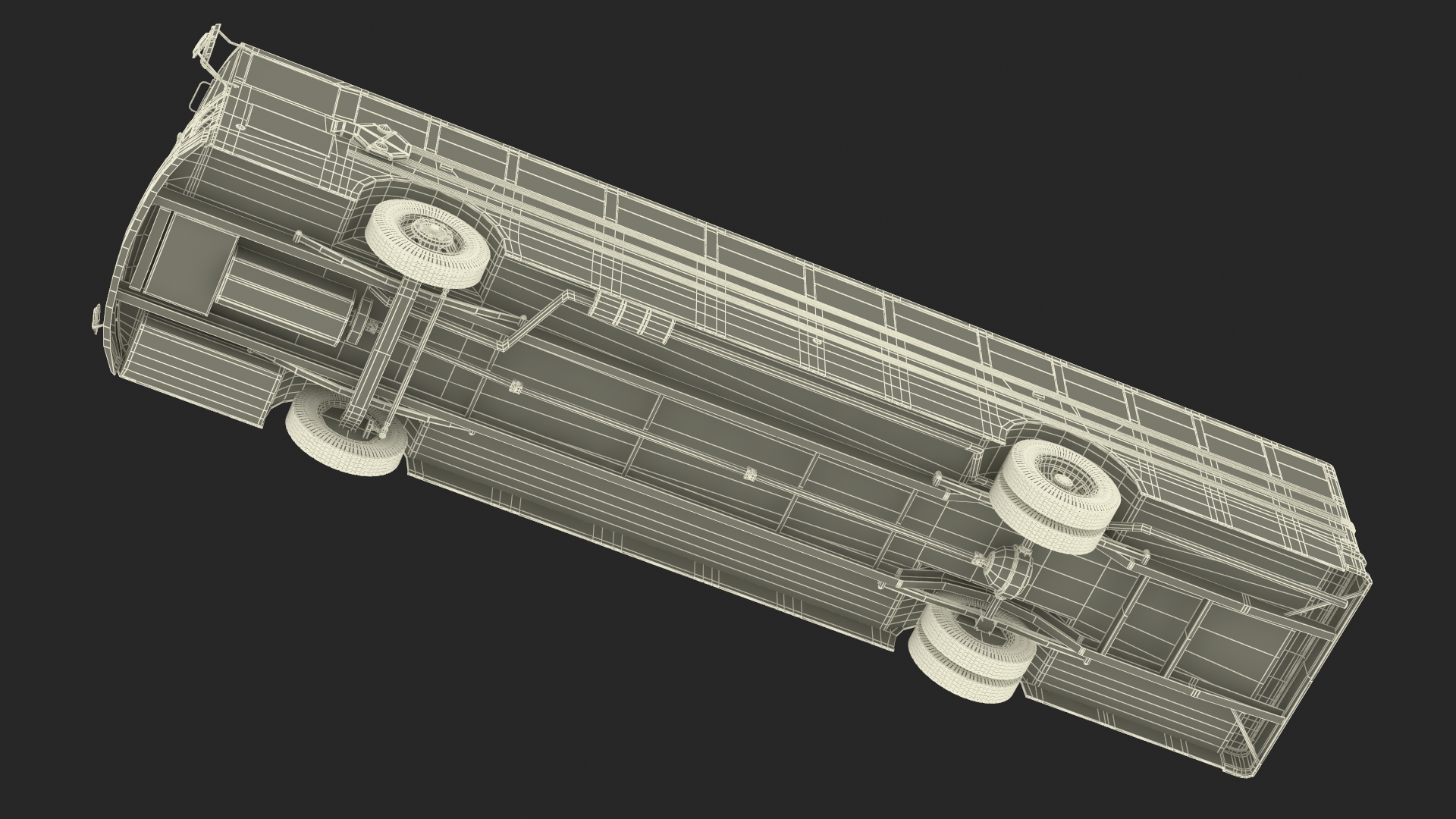 Electric School Bus 3D model
