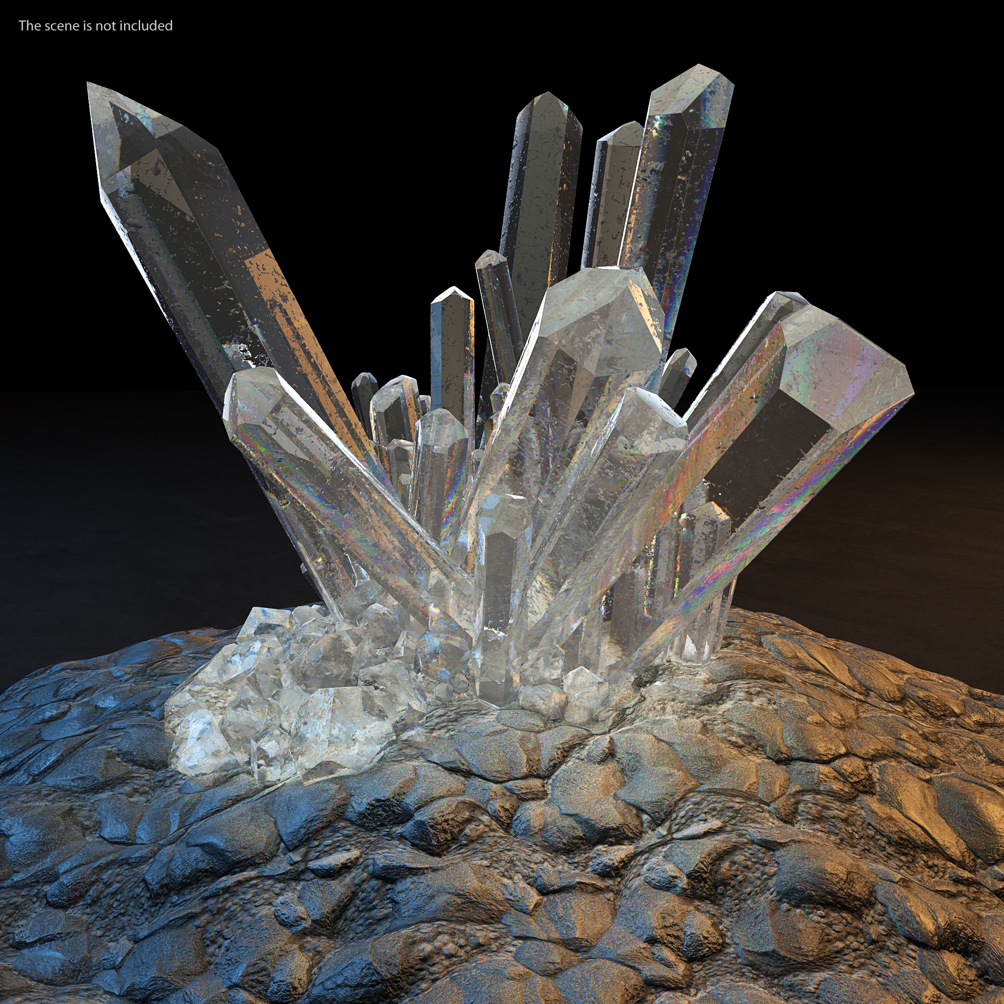 Mineral Quartz 3D model