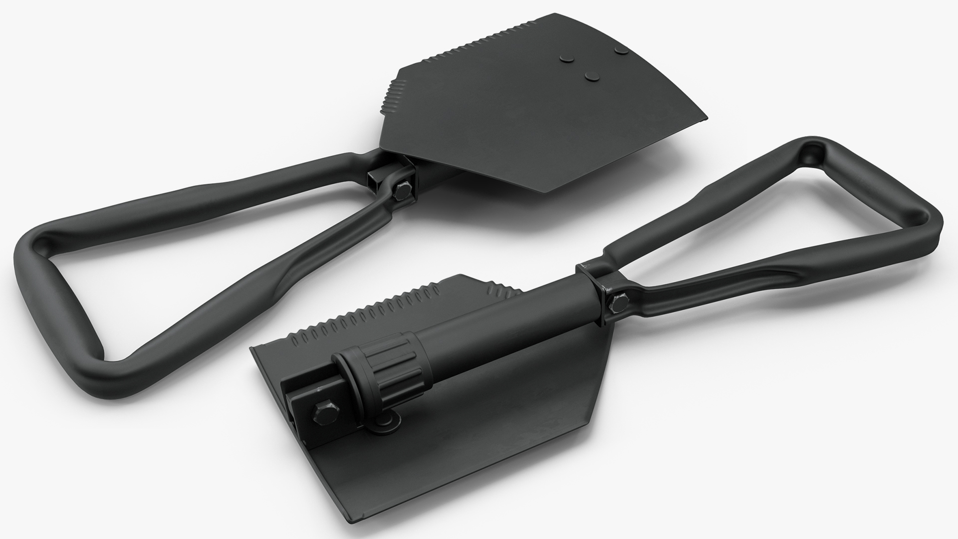 3D model US GI Military Entrenching Shovel Folded