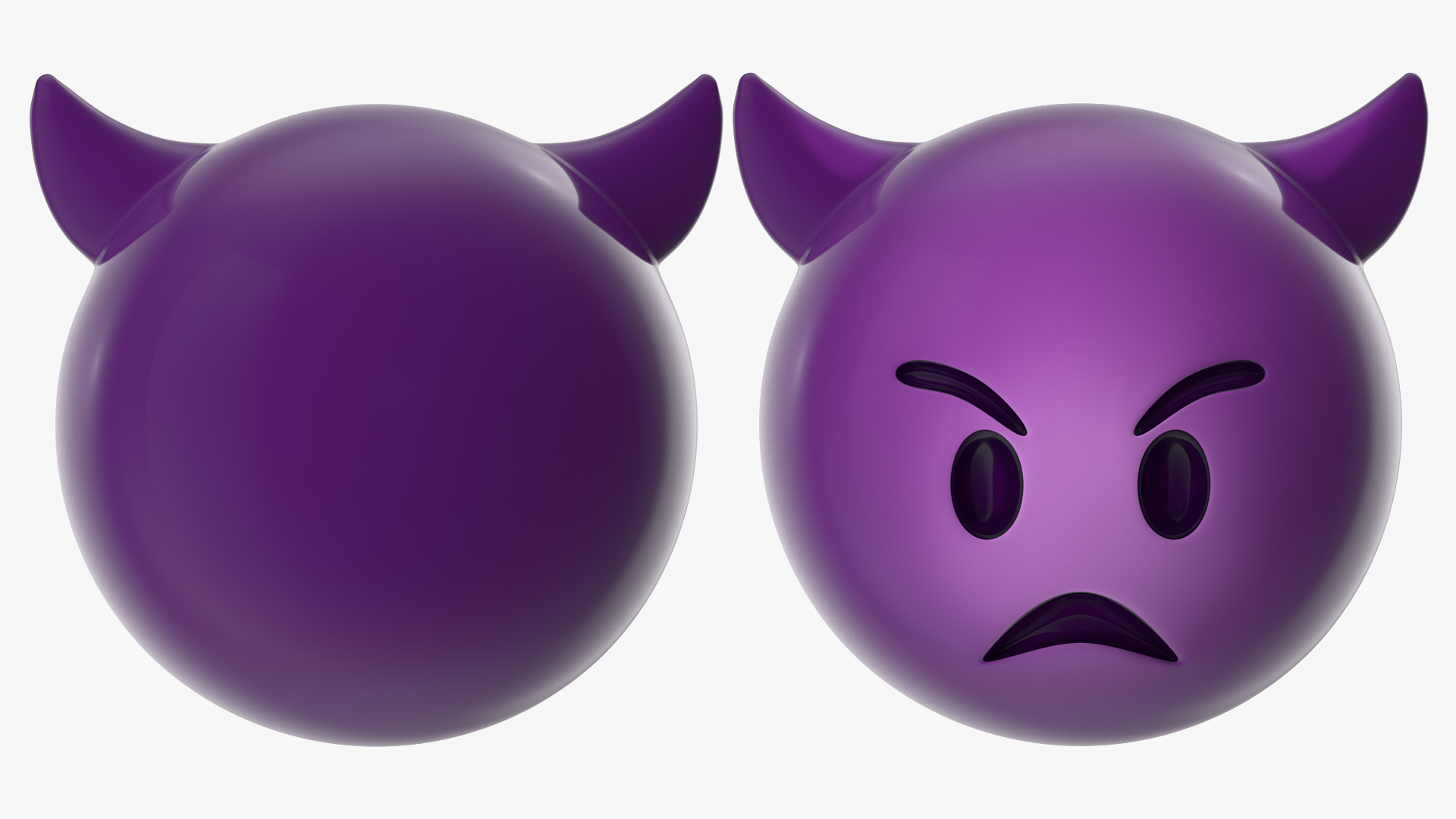 Angry Devil Emoji 3D