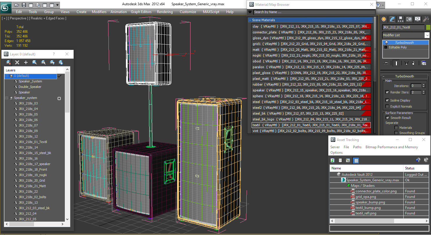 Speaker System Generic 3D