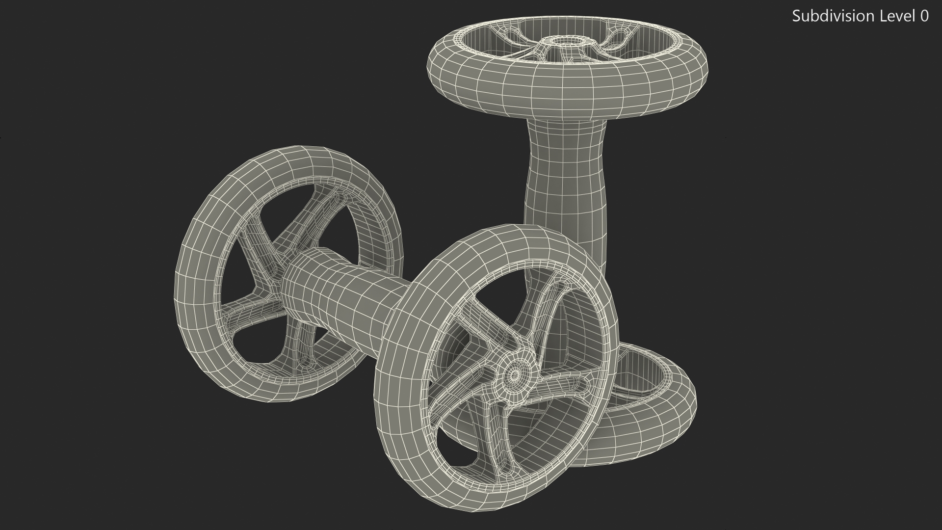 3D Pure2Improve Core Training Wheels model