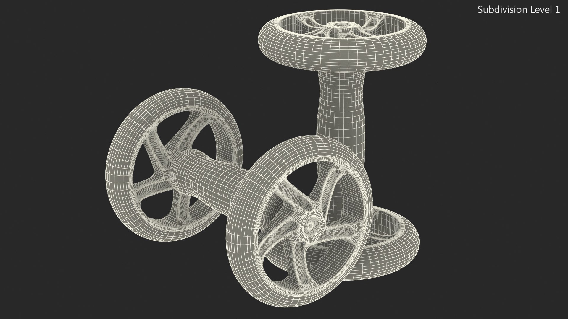 3D Pure2Improve Core Training Wheels model