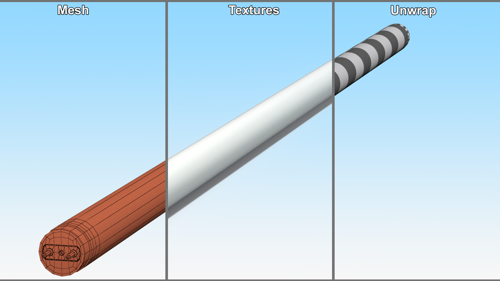 Fluorescent Light Tube 3D