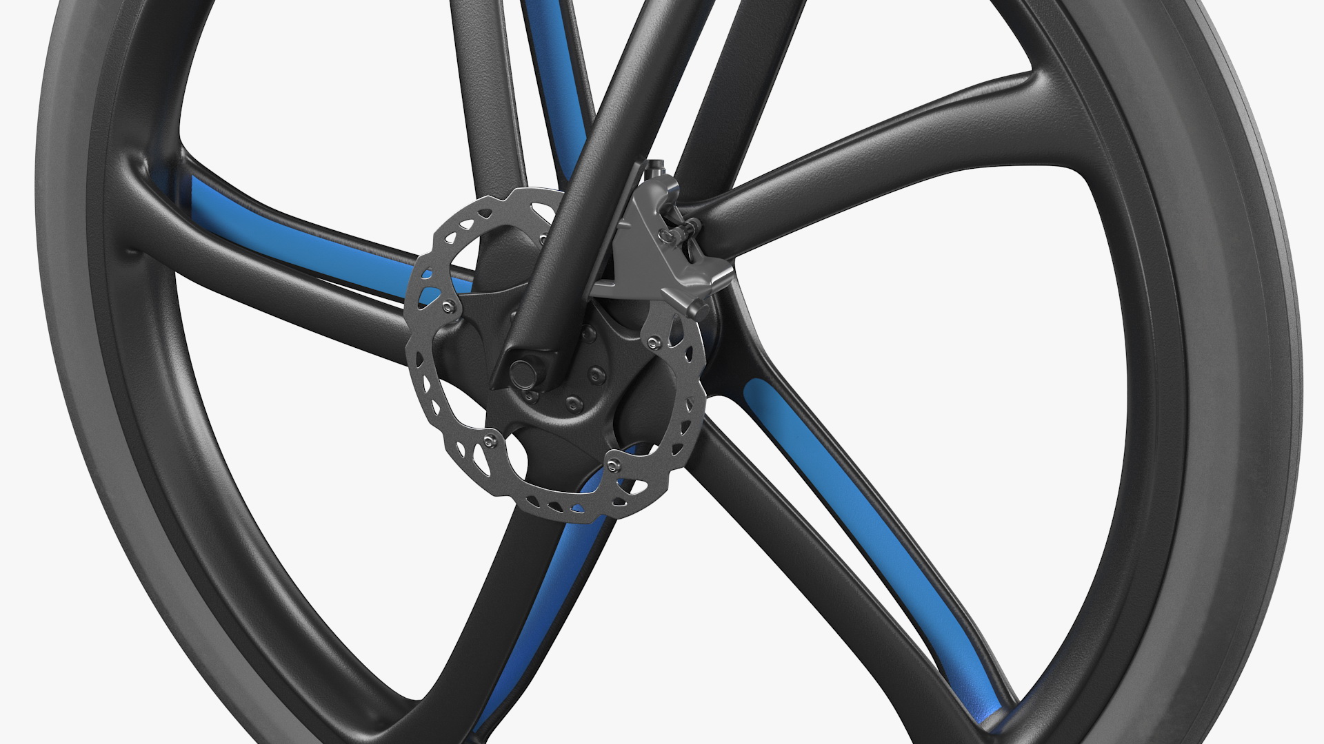 3D model Carbon Electric Road Bicycle Rigged