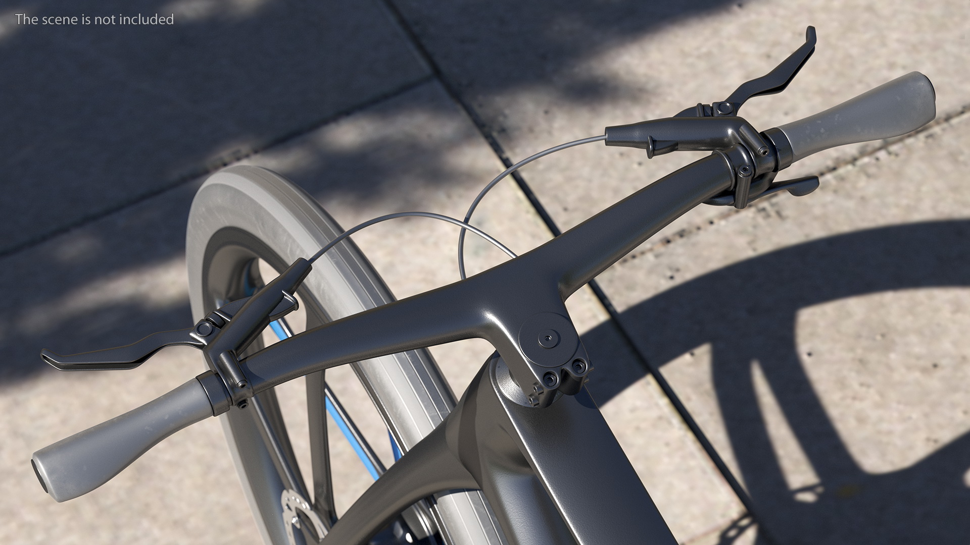 3D model Carbon Electric Road Bicycle Rigged