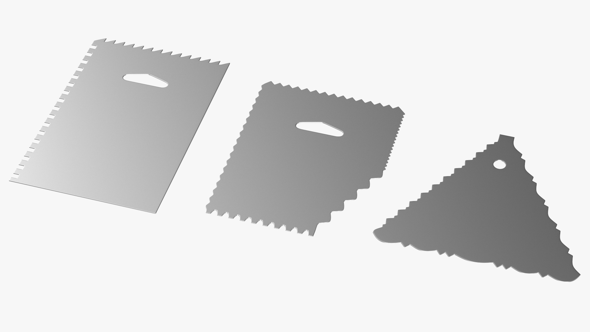 3D Cake Scraper Set