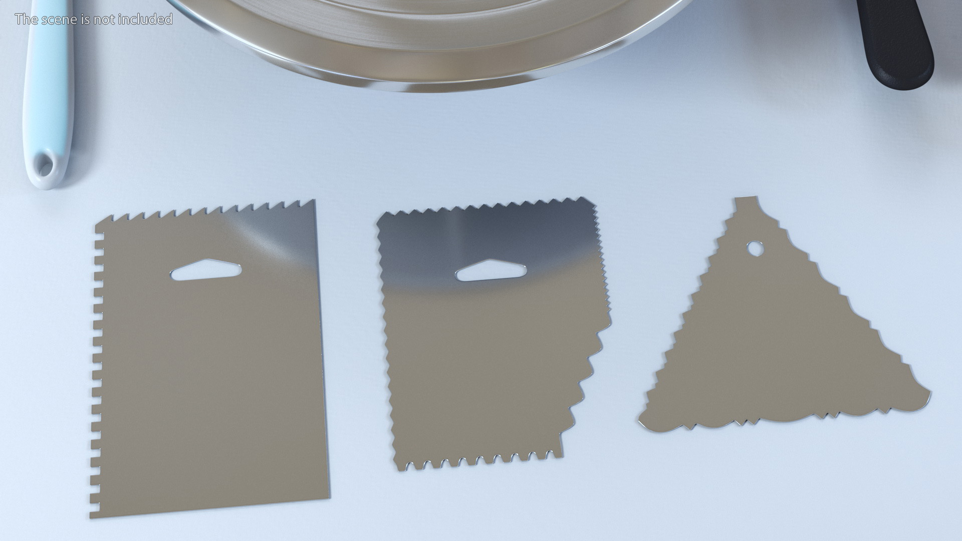 3D Cake Scraper Set
