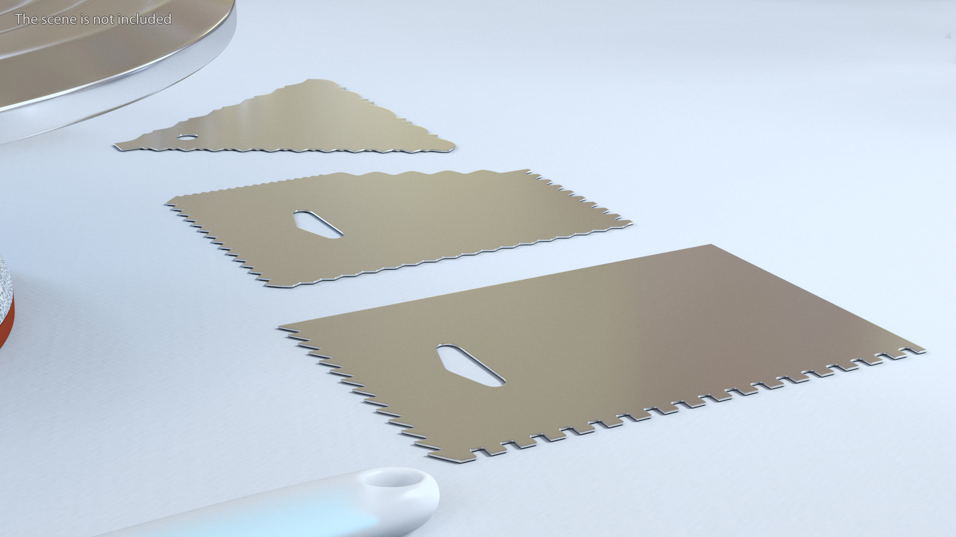 3D Cake Scraper Set