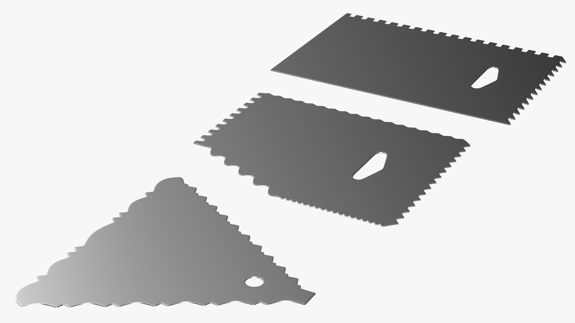 3D Cake Scraper Set