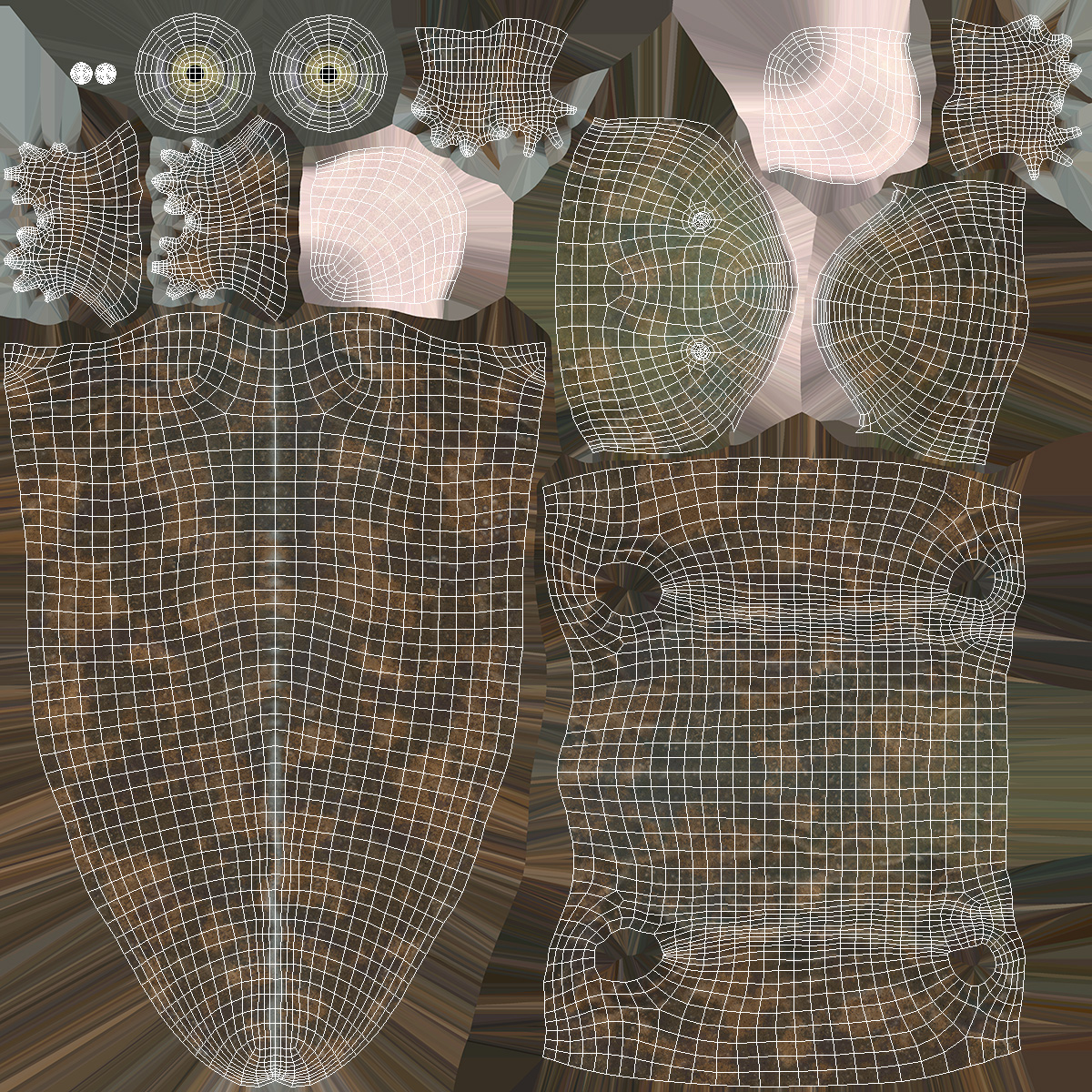 3D model Andrias Davidianus Light Lying