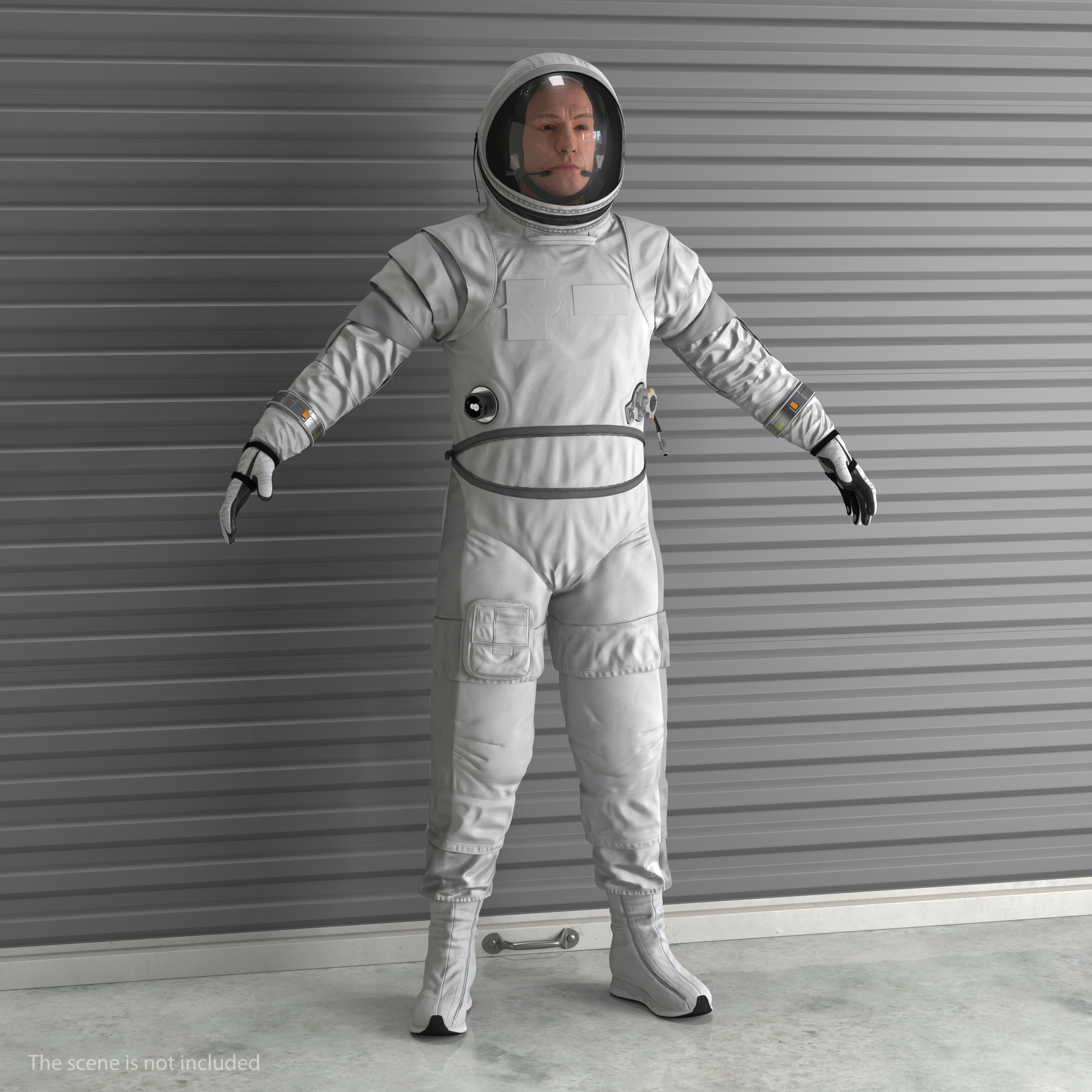 Astronaut in Spacesuit 3D