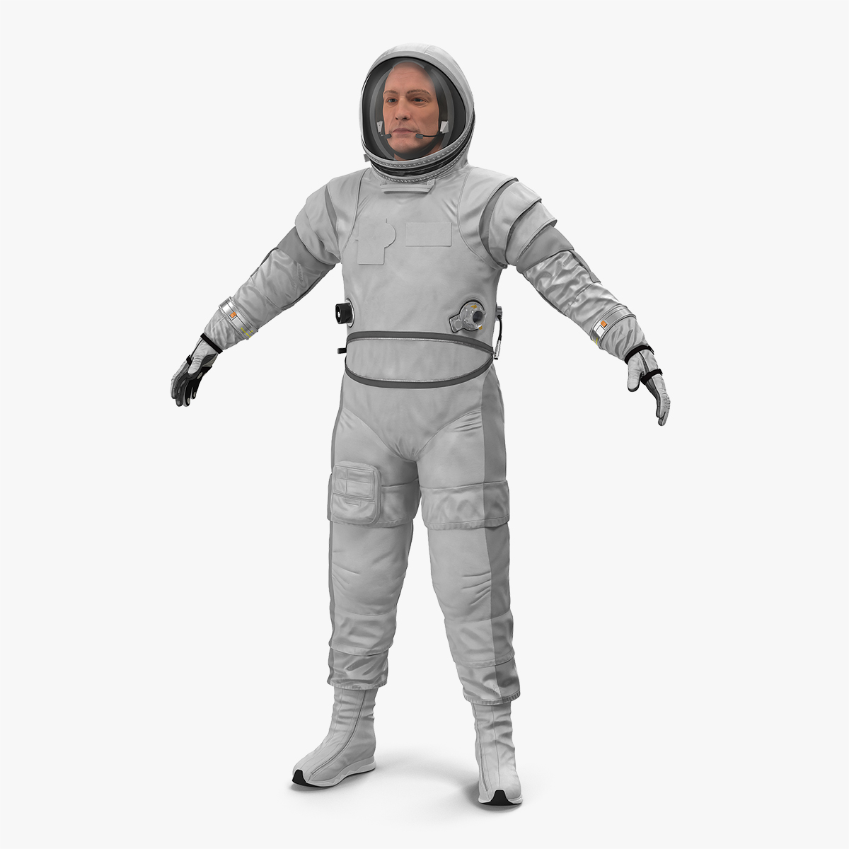 Astronaut Spacesuit 3D Model, view 5