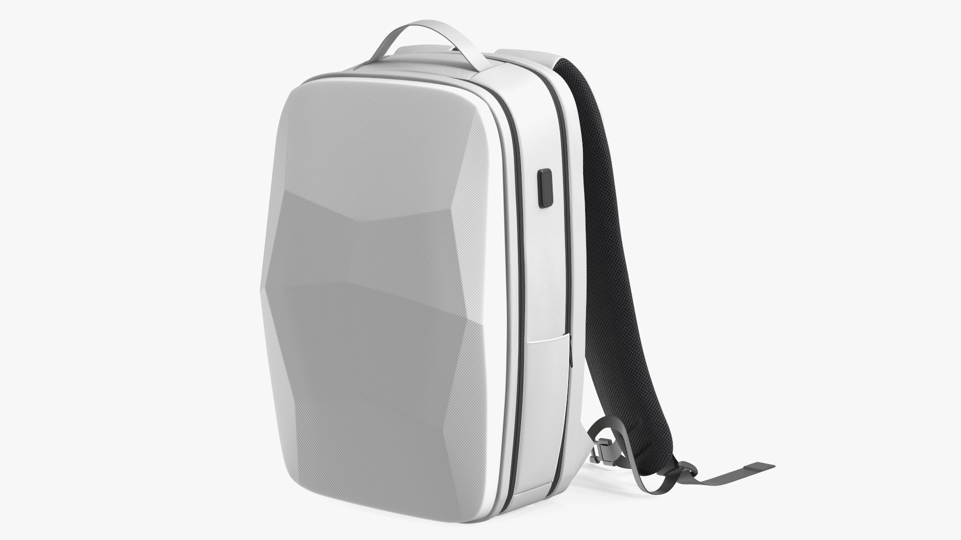 3D Gaming Laptop Hard Shell Backpack Grey model