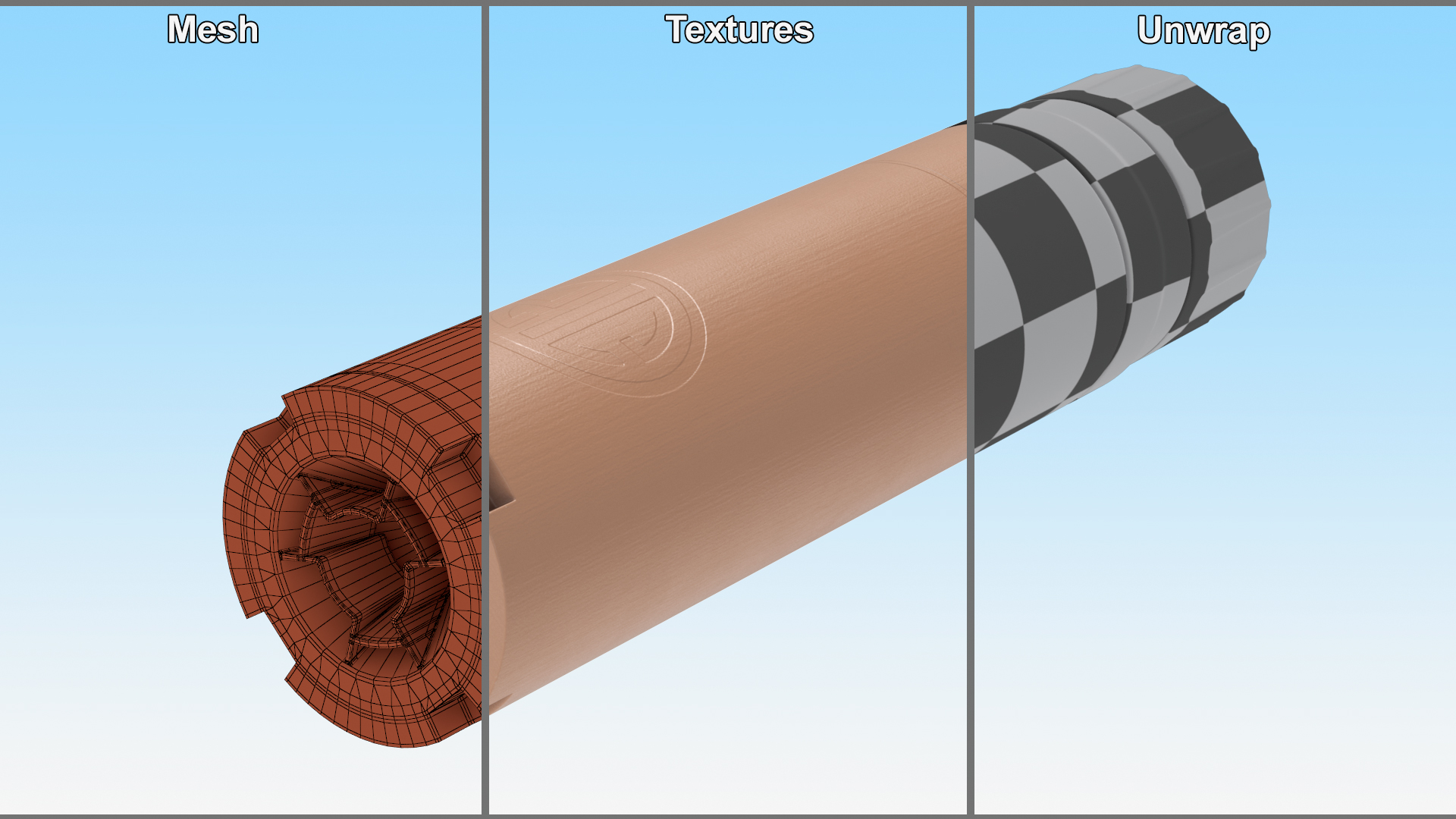 3D Moderator Silencer model