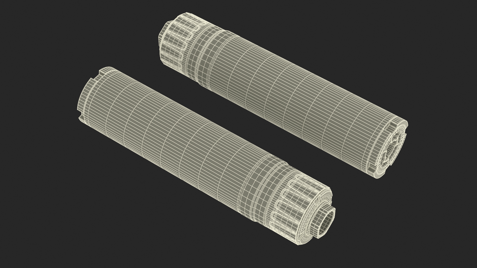 3D Moderator Silencer model