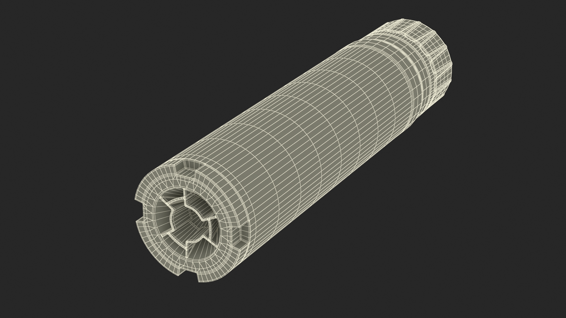 3D Moderator Silencer model