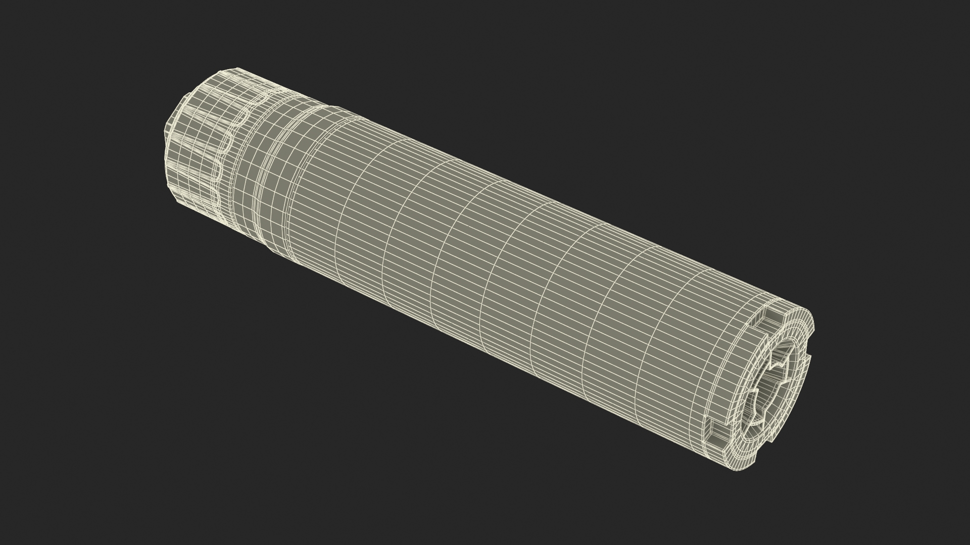 3D Moderator Silencer model