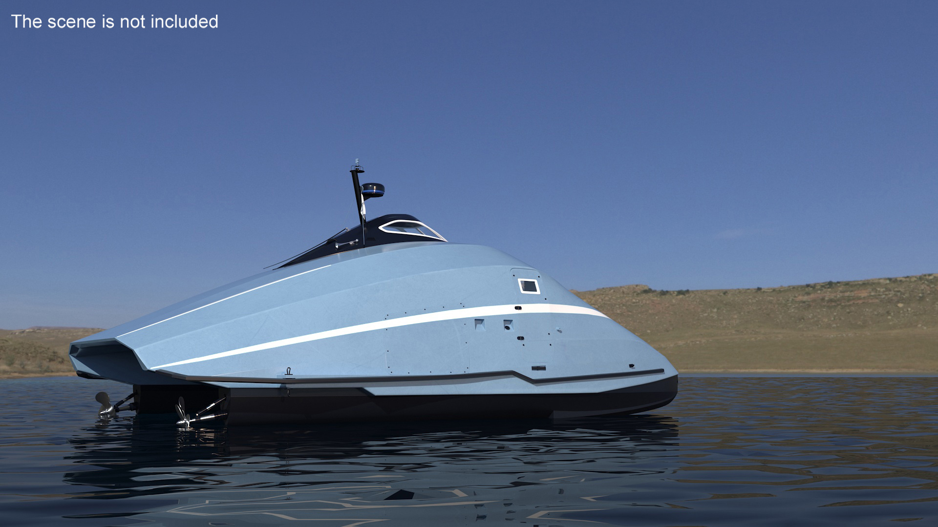 Luxury Catamaran Ferry 3D