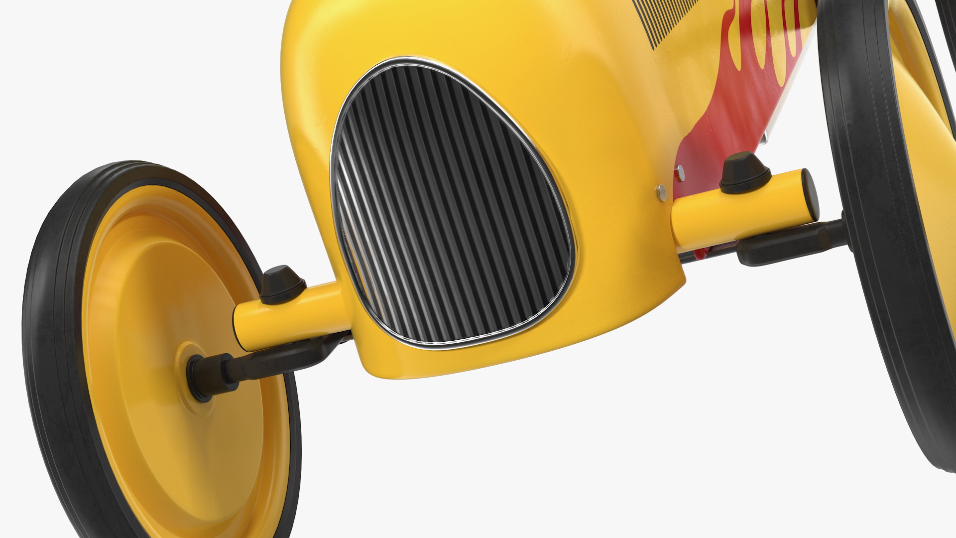3D Vintage Push Car