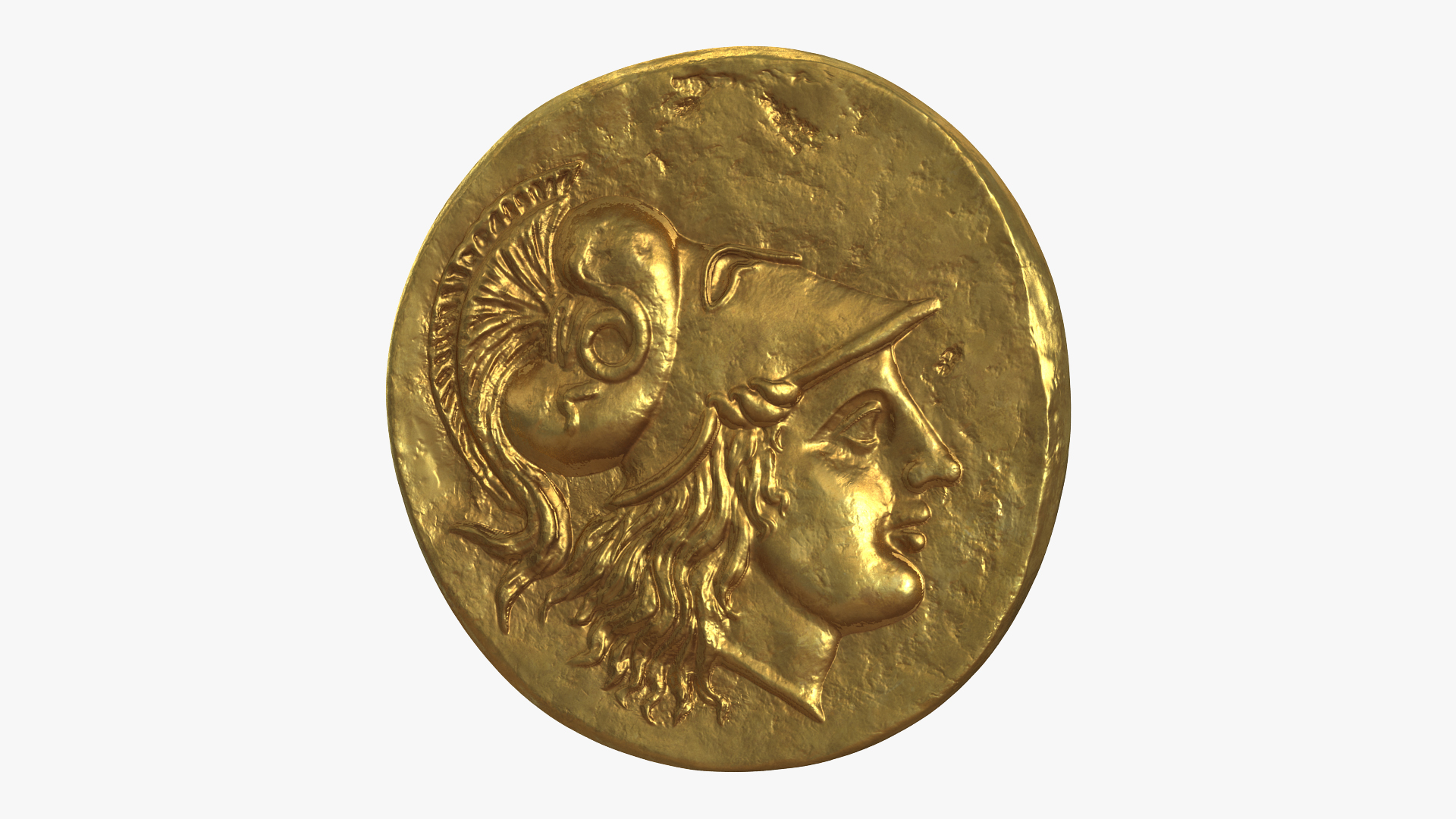 3D model Stater Alex Great Ancient Coin