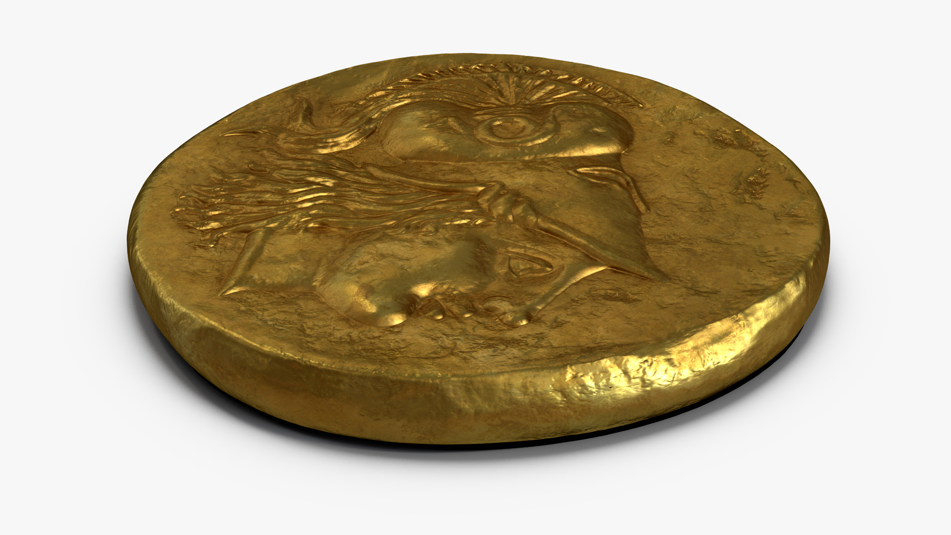 3D model Stater Alex Great Ancient Coin
