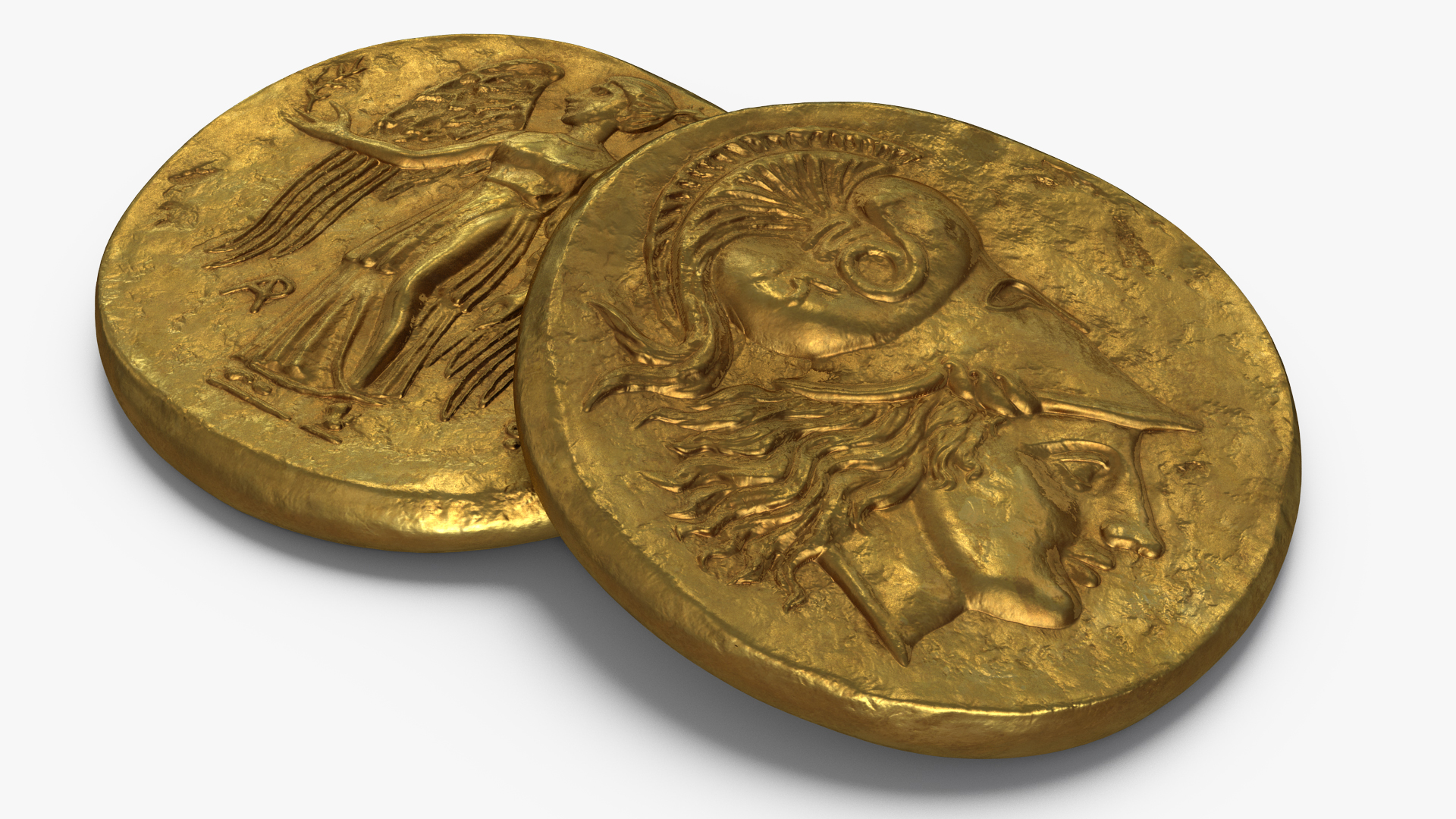 3D model Stater Alex Great Ancient Coin