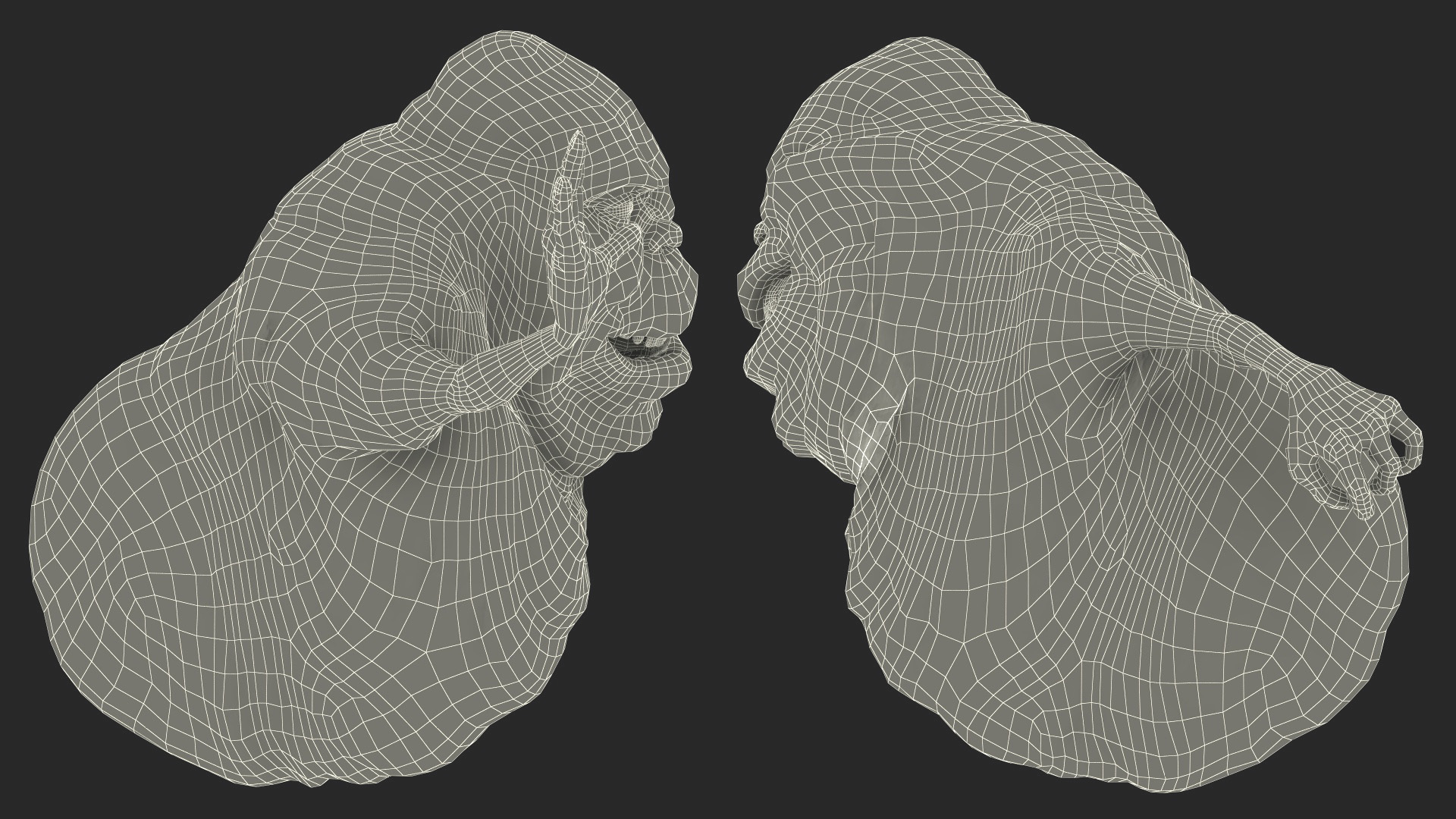Character Slimer Angry Pose 3D