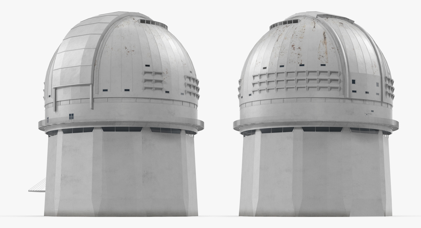 Observatory Building Rigged 3D