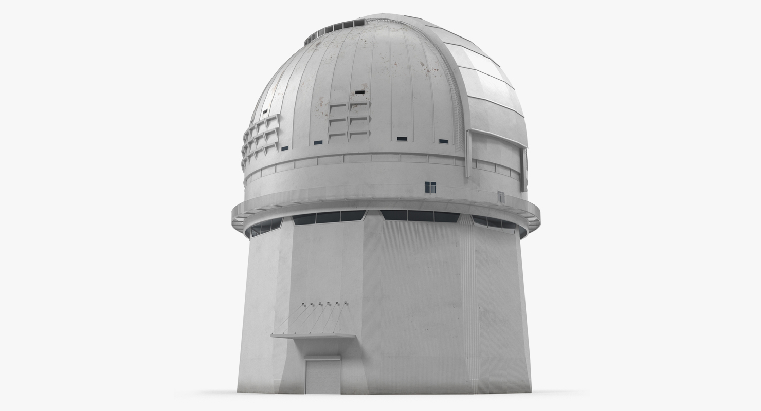 Observatory Building Rigged 3D