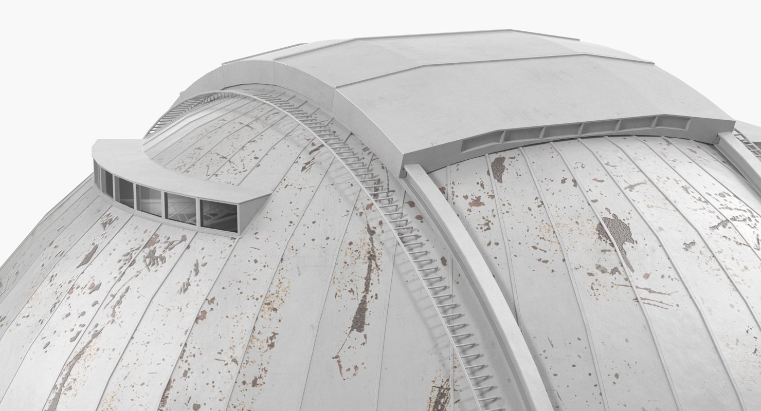 Observatory Building Rigged 3D