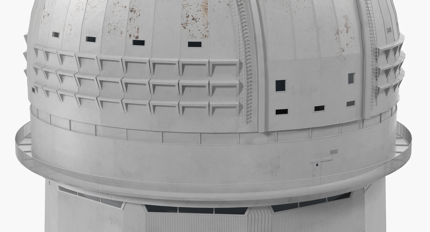 Observatory Building Rigged 3D