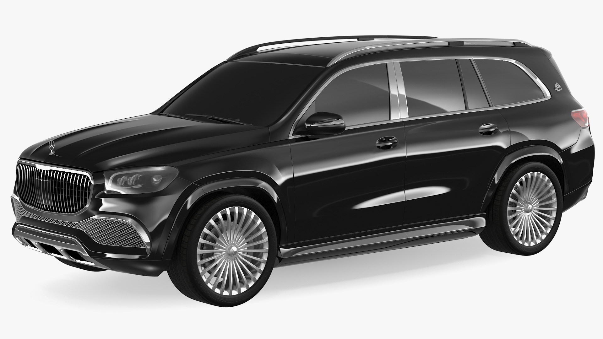 3D Maybach GLS SUV Simple Interior