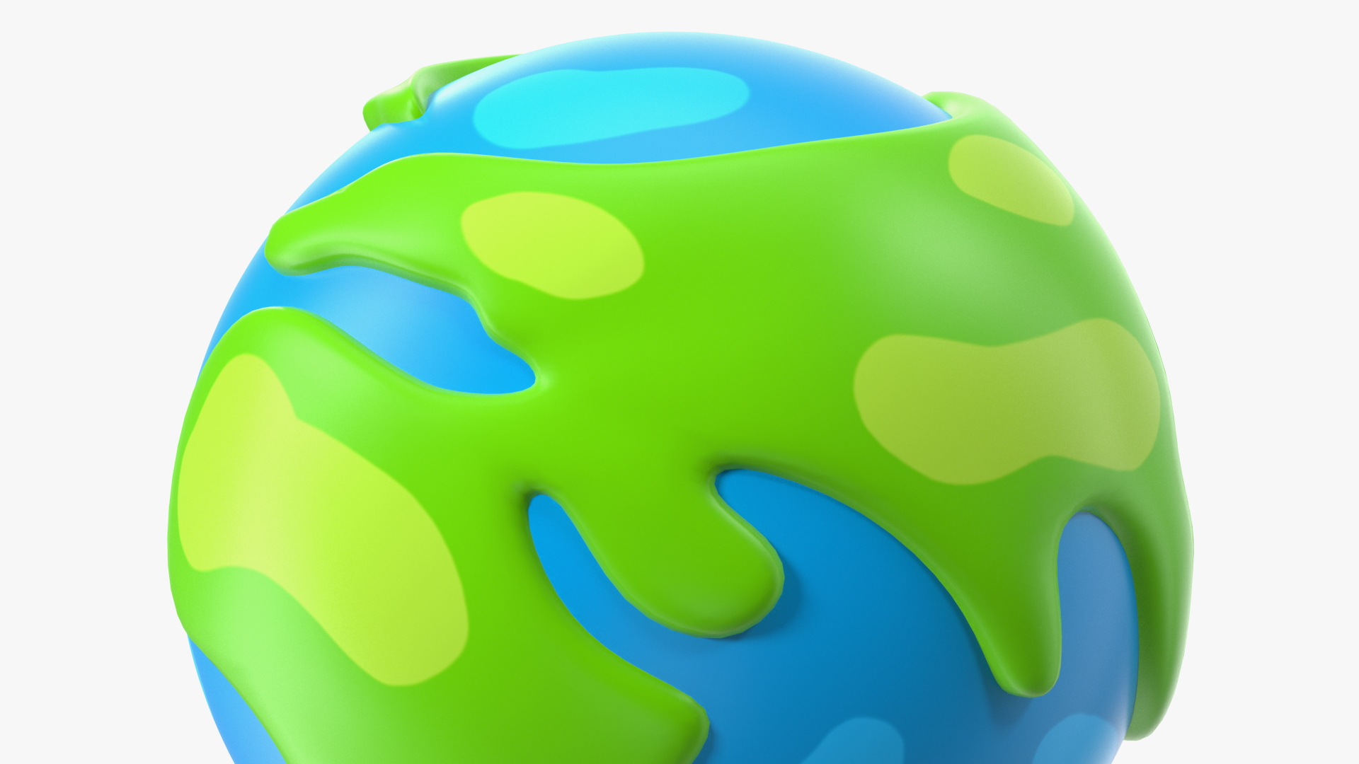 3D model Cartoon Planet Earth