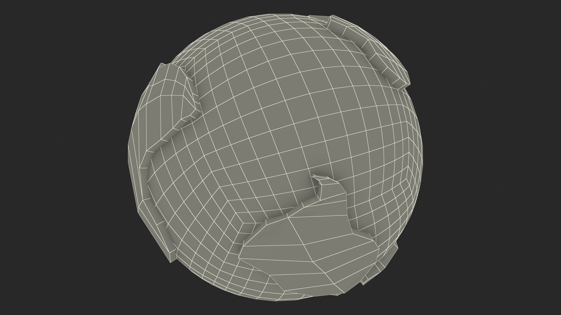 3D model Cartoon Planet Earth