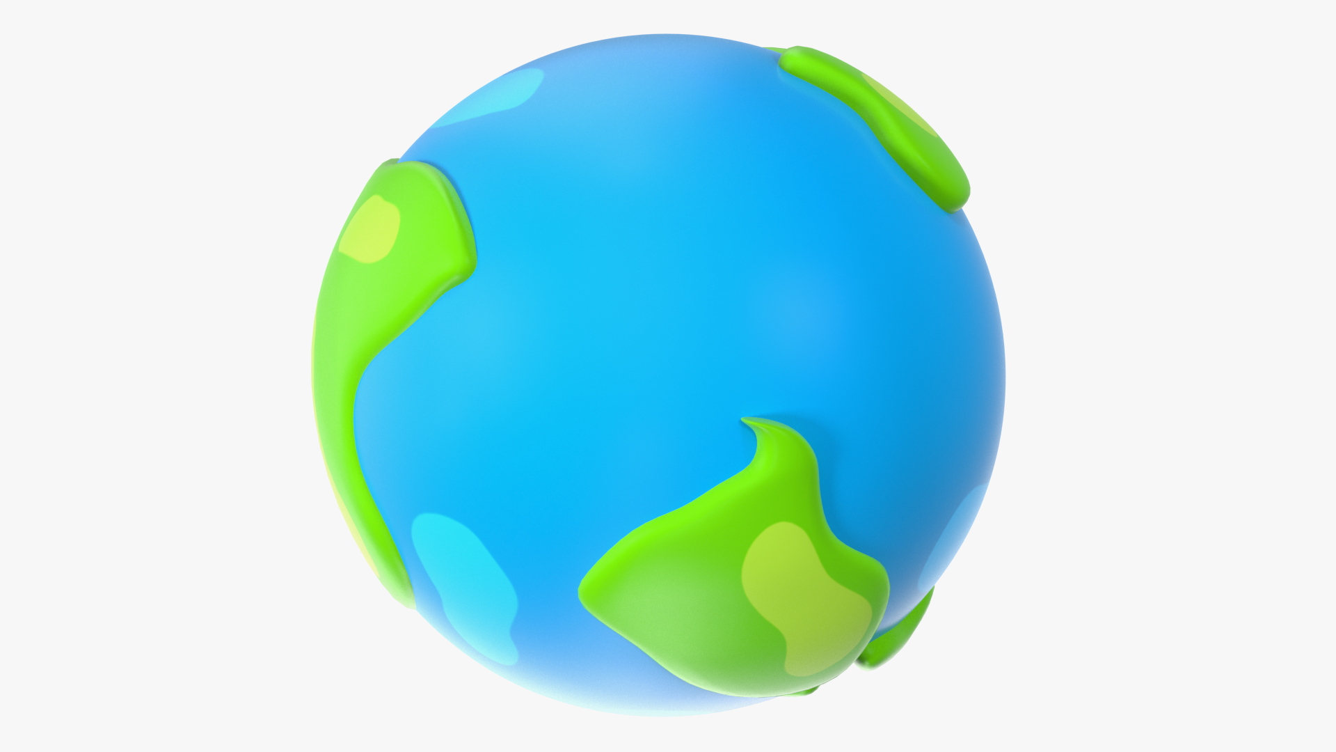 3D model Cartoon Planet Earth