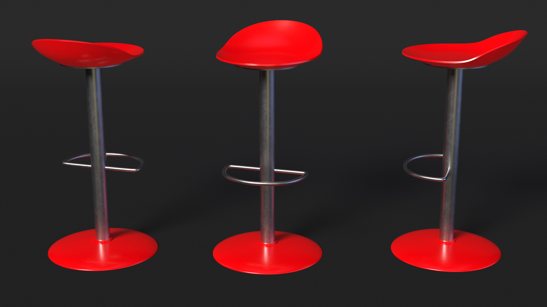 3D model Bar Seat
