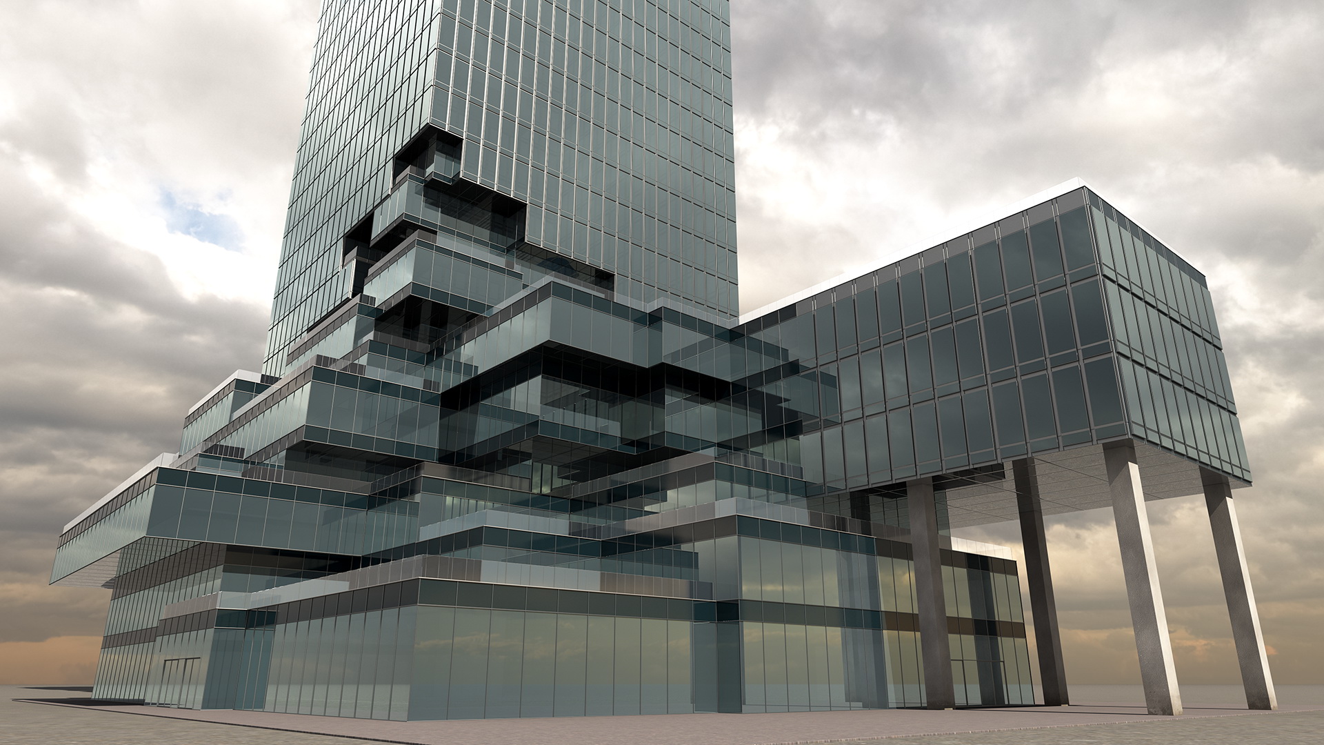MahaNakhon Building 3D model