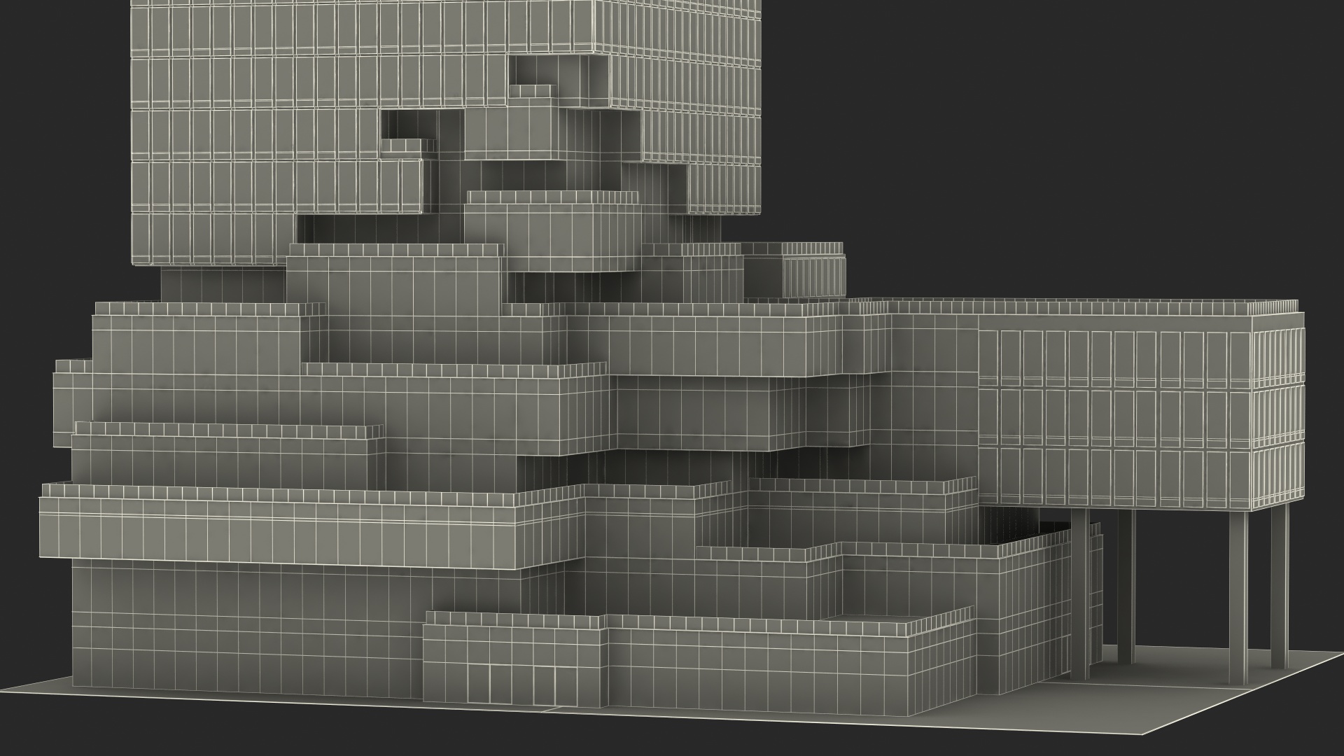MahaNakhon Building 3D model