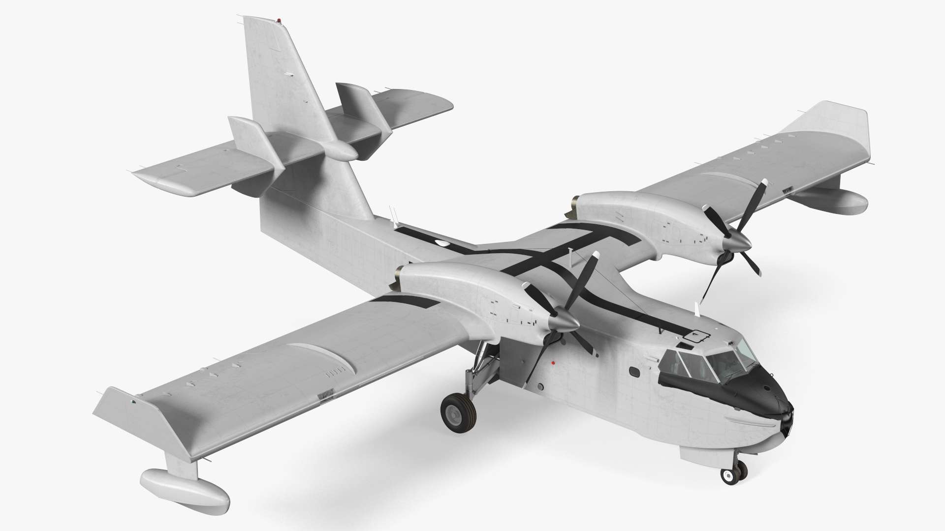 3D Amphibious Aircraft Rigged
