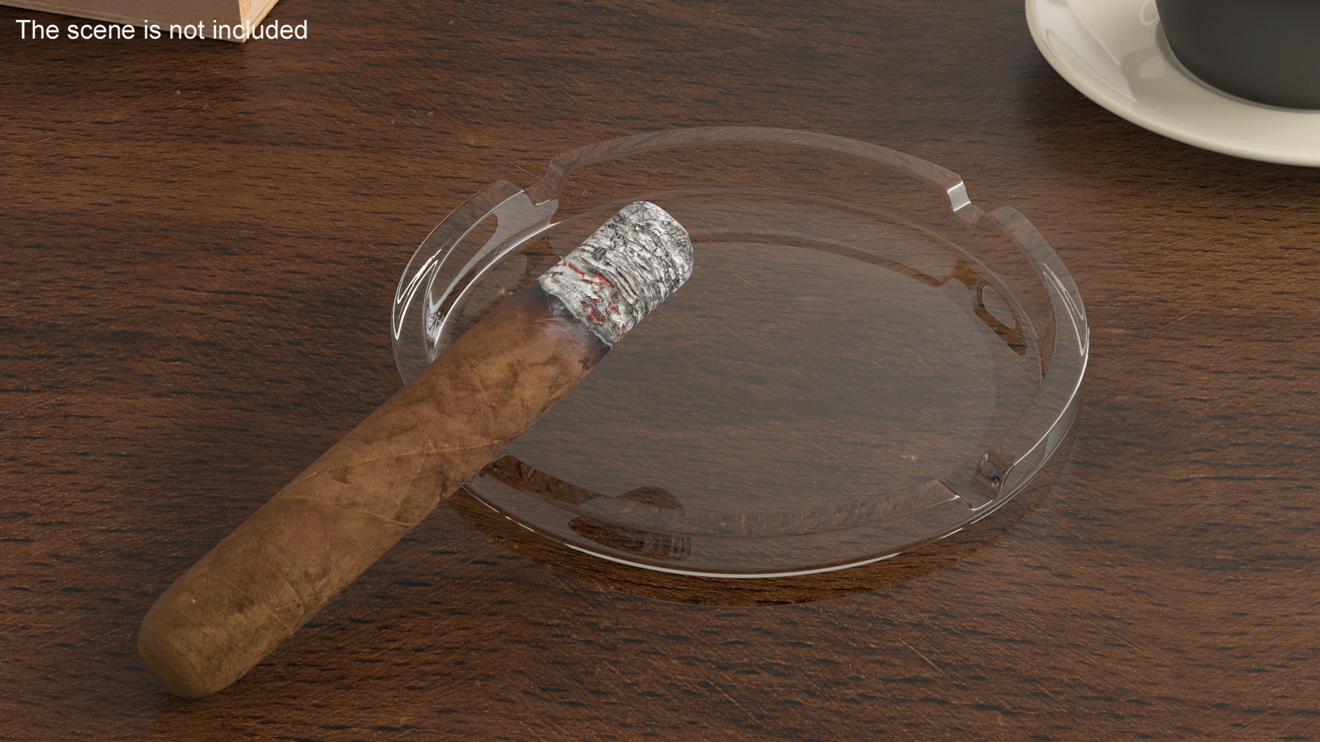 3D model Cuban Cigar Short Smoking