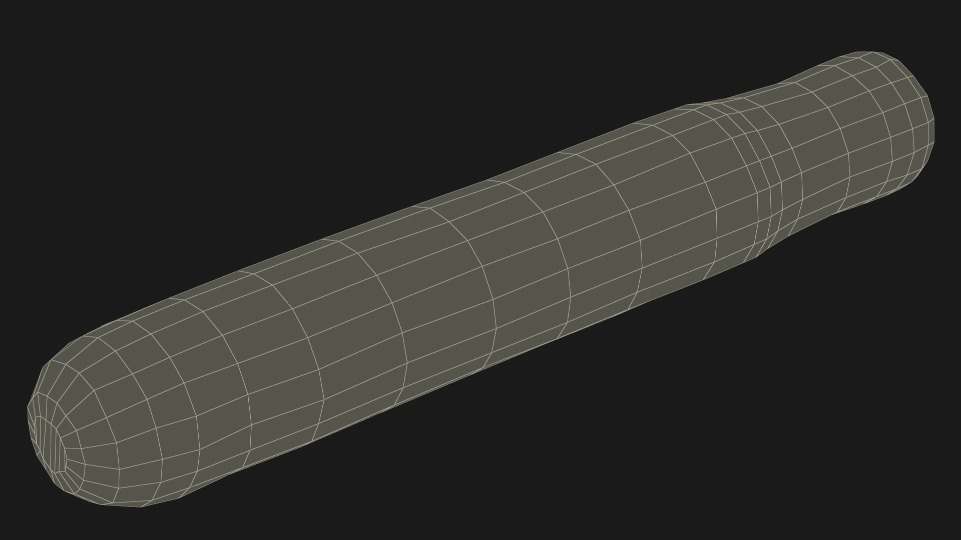 3D model Cuban Cigar Short Smoking