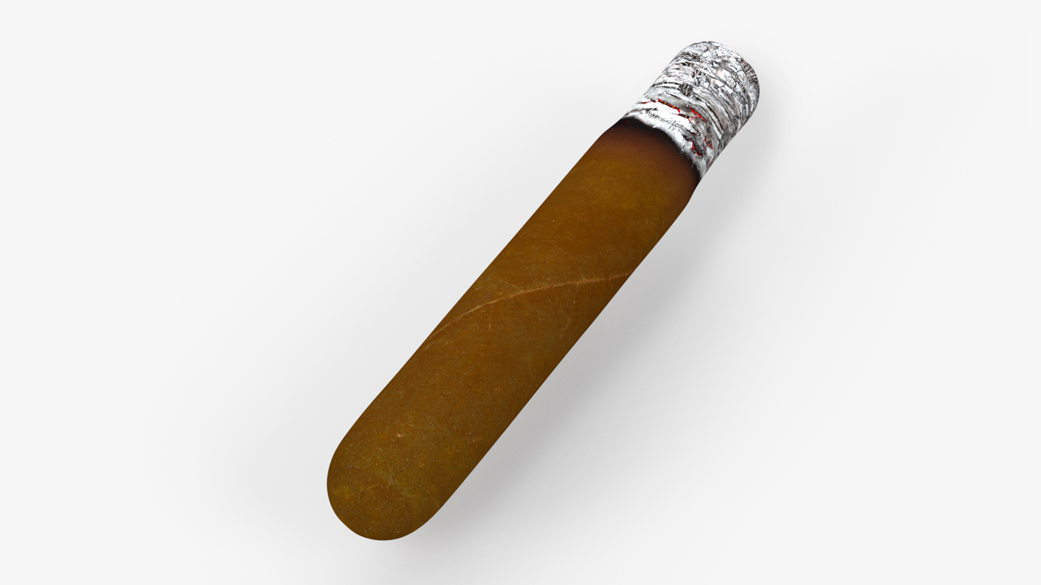 3D model Cuban Cigar Short Smoking