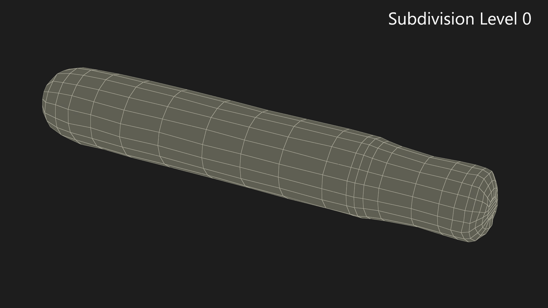 3D model Cuban Cigar Short Smoking