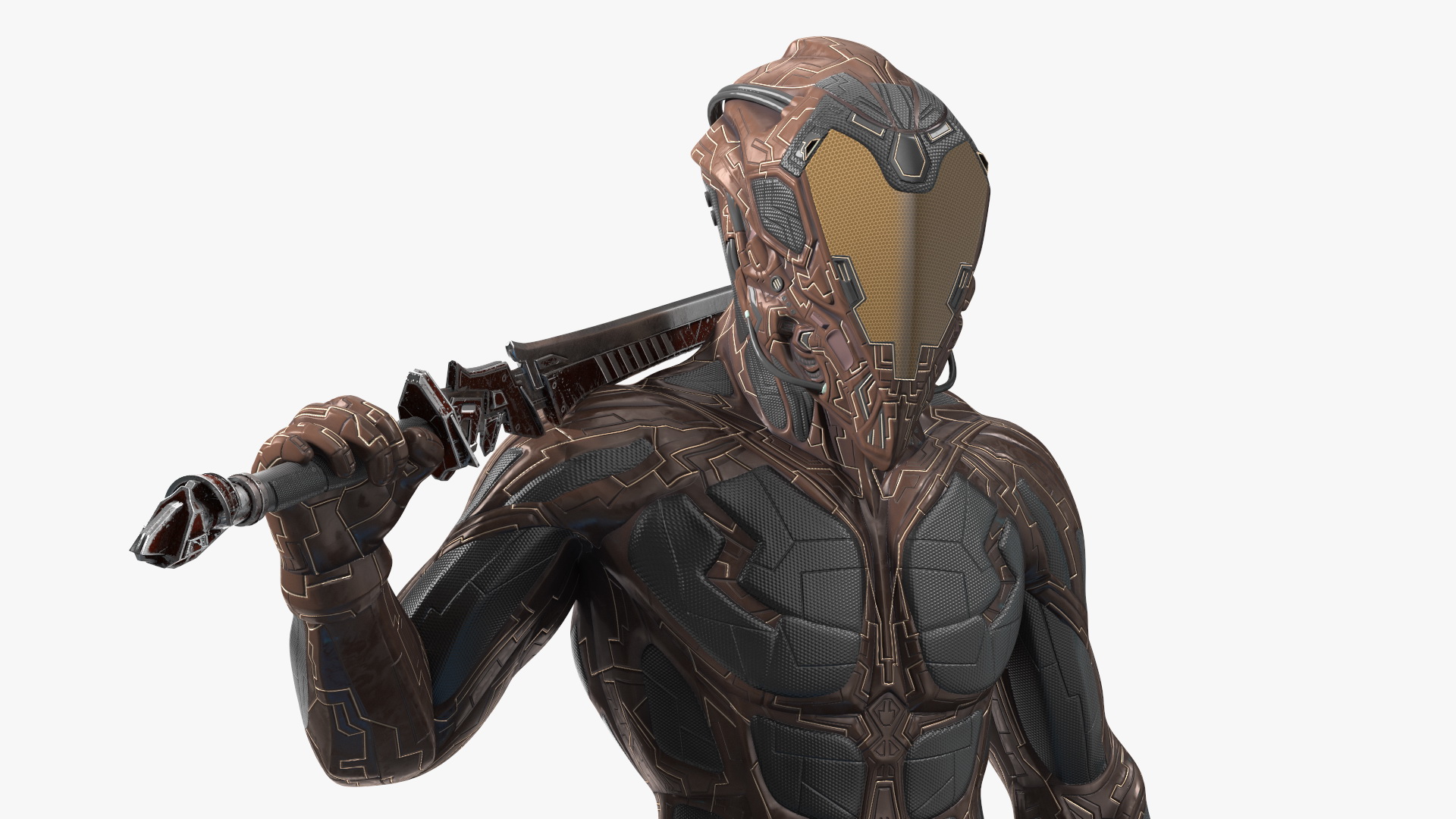 Teleportation Platform with Cosmic Soldier 3D