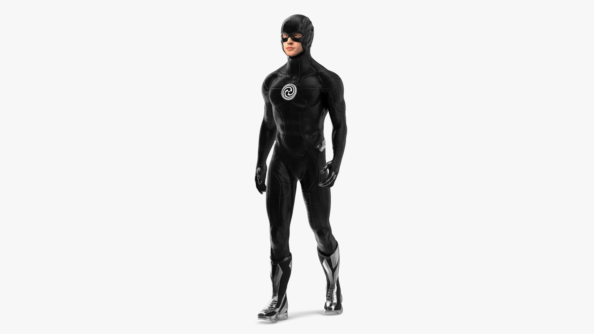 Masked Superhero Walking Pose 3D model