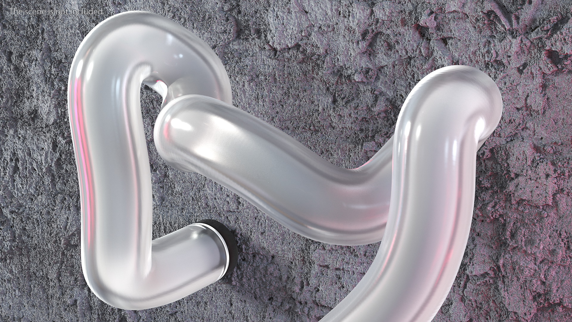 Neon Tube Light Number 7 3D model