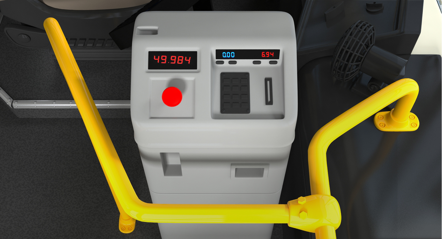 3D model Bus Nabi Model 416 NYC Airport Express Rigged