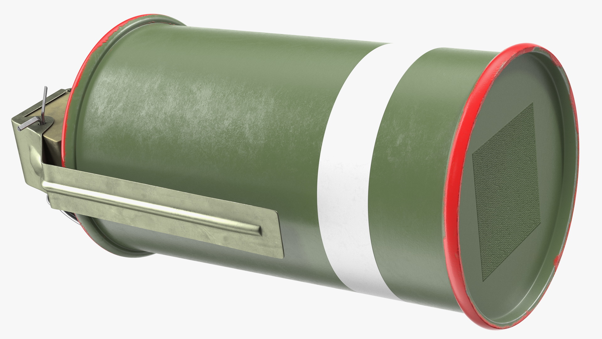 M18 Colored Smoke Grenade Red 3D model